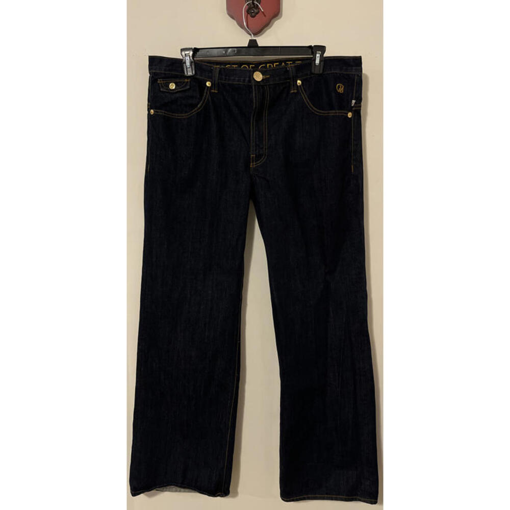 Cavi “A Product Of Great Taste” Mens 40x33 Dark Wash Bootcut Denim Jeans! A6115